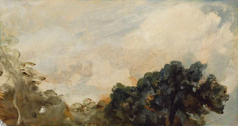 Estudio de Nubes con Árboles, 1821