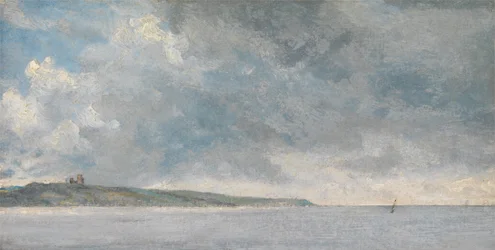 Escena costera con acantilados, ca. 1814