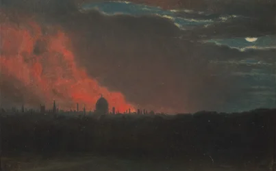 Incendio en Londres, visto desde Hampstead, 16 de octubre de 1834