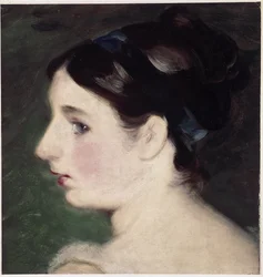 Cabeza de una niña, probablemente un retrato de Mary Constable
