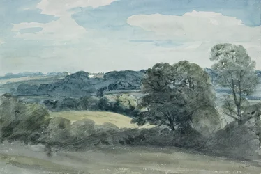 Paisaje con edificios a lo lejos