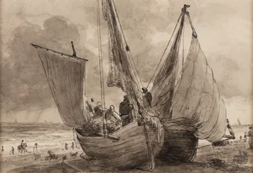 Lugger y Hog boat, Brighton