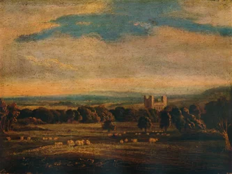 Castillo de Naworth, c1826