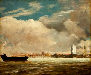 En el Támesis cerca del Puente de Battersea, c.1816