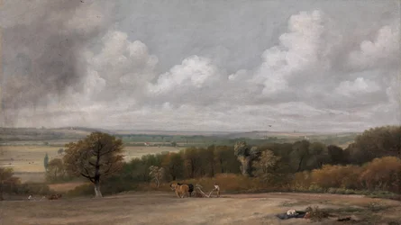 Escena de Arado en Suffolk