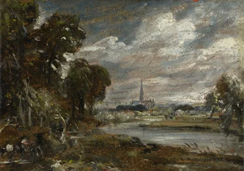 Catedral de Salisbury desde el Río Nadder