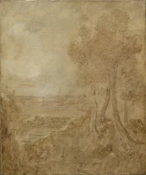 Boceto para "Dedham Vale", c.1827