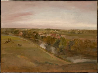 Stratford Saint Mary desde los Coombs