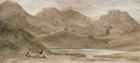 Sty Head Tarn, 12 de octubre de 1800