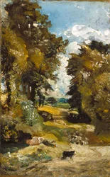 El maizal (óleo sobre lienzo)