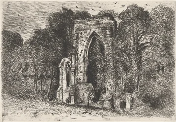 Las ruinas de la abadía de Netley