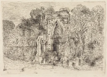 Las ruinas de la abadía de Netley