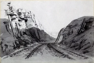 Corte de Blisworth, Northamptonshire, septiembre de 1838
