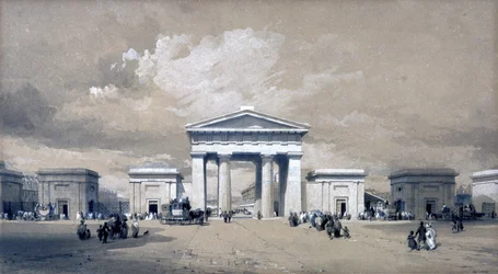 Arco de Euston, Abril de 1838