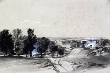 Desde arriba, túnel de Kilsby, Northamptonshire, 20 de julio de 1837