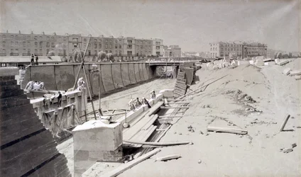 Puente de la Carretera de Hampstead, desde el lado de Camden, 11 de Agosto de 1836