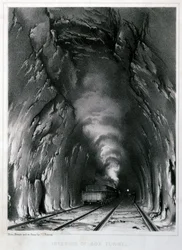 Interior del túnel de Box, 1846