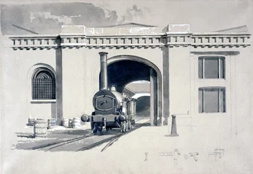 Casa de máquinas locomotoras, Camden Town, 1839