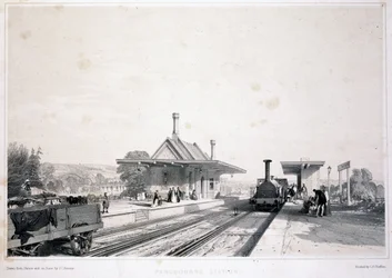 Estación de Pangbourne, 1846