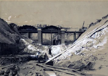 Corte de Tring, Hertfordshire, 1838