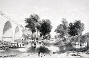 Viaducto sobre el Río Blythe, Ferrocarril de Londres y Birmingham, 1839