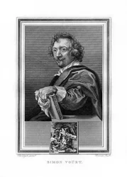 Simon Vouet, pintor de la era barroca francesa, 1825