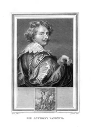 Sir Anthony Anton van Dyck, 1599-1641, pintor flamenco, 1825