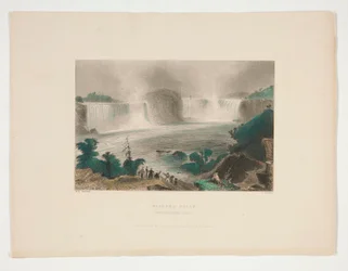 Cataratas del Niágara (desde cerca de Clifton House), ilustración para Nathaniel Parker Willis