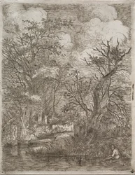 Detrás de los molinos, c. 1812-1813
