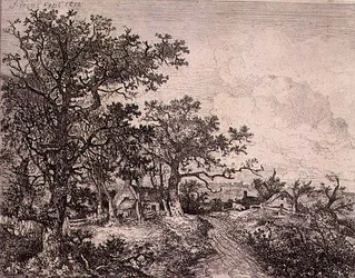 Cerca de Horsham, pub. por J. & W. Freeman