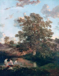 El roble de Poringland, c1818-1820