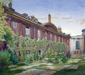 Hospital de Cristo, Newgate Street, Ciudad de Londres, 1881