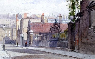 Hospital Emmanuel, Buckingham Gate, vista desde la calle