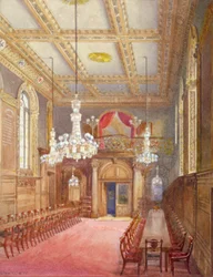 Interior del Salón de los Vintners, Upper Thames Street, Londres, 1888