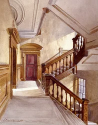 Casa de Sir Christopher Wren, Botolph Lane, Londres, 1886