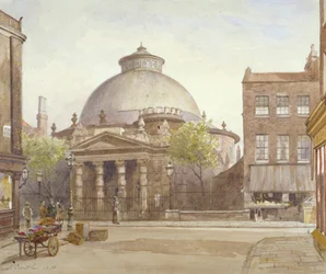 Capilla de Spa Fields, Exmouth Street, Finsbury, Londres, 1886
