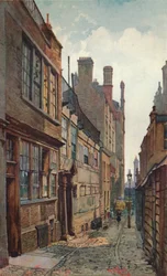 Strand Lane, mirando hacia el río, 1926