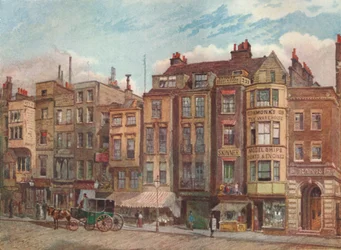 The Strand, frente a los Tribunales de Justicia, Westminster, Londres, 1881
