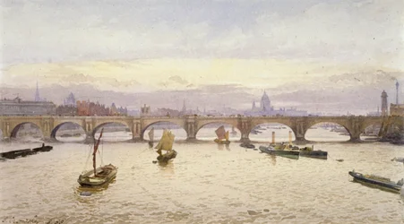 Puente de Waterloo, Londres, 1888