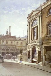 Salón de Watermen y Lightermen, St Mary at Hill, Ciudad de Londres, 1888