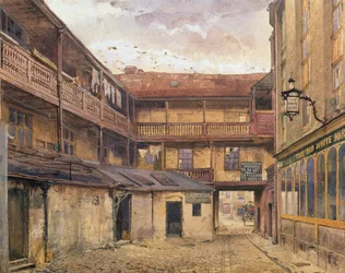 Posada White Hart, Southwark, 1879