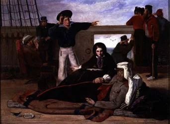 Cerca de casa, 1858