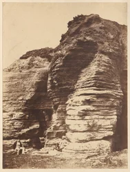Rocas en Livermead cerca de Torquay, Inglaterra, c. 1852