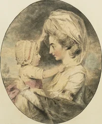 Retrato de la Sra. Hartop y su Hijo, 1780