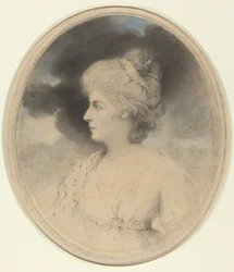 Retrato de una mujer de perfil