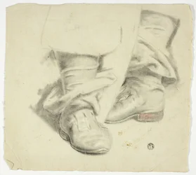 Botas de pie del siglo XVII