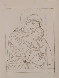 Sin título [Virgen y Niño]