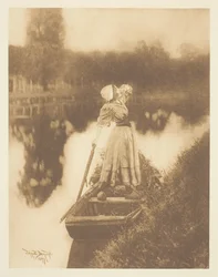 Saludando al ferry, 1897