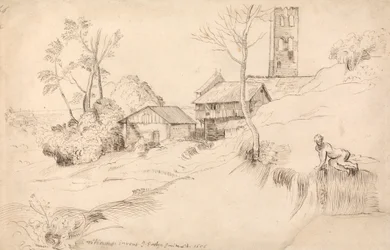 Paisaje italiano (según Tiziano)