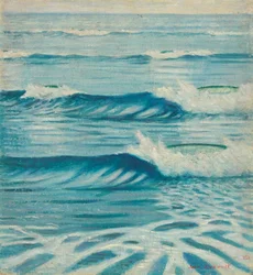 Paisaje marino, Finales del siglo XIX - mediados del siglo XX (óleo sobre lienzo)